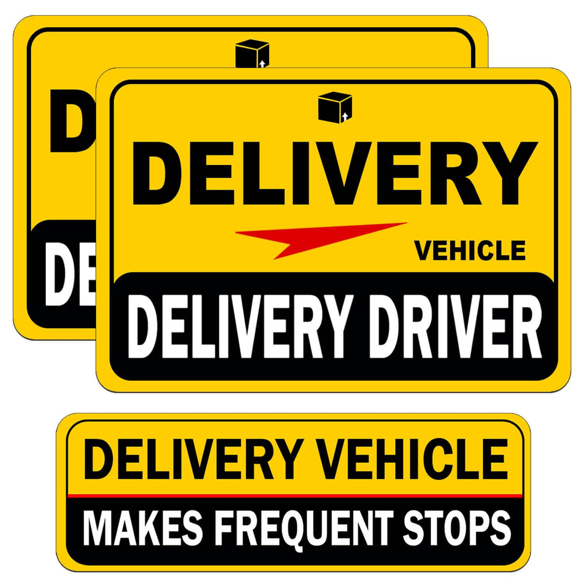 Hozodusi front door magnet on vehicle showing bold branding and clearer pickup identification