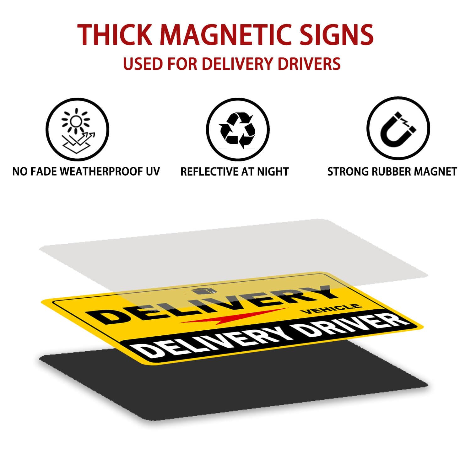 Hozodusi magnets beside ruler showing two large and one small size for correct fit