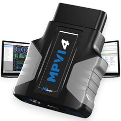 HP Tuners MPVI4 plugged into vehicle port while performing live diagnostics