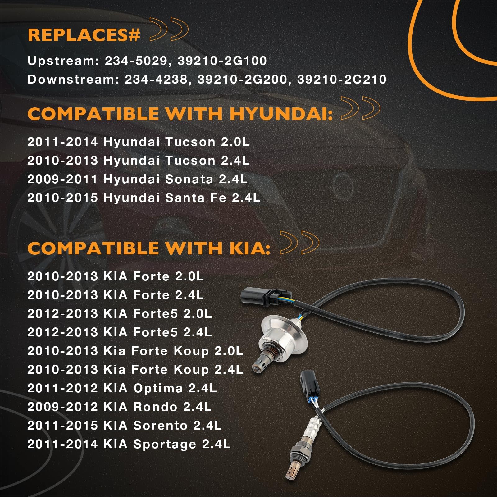 HQPASFY oxygen sensor heated tip close-up showing durable sensing element for reliable readings
