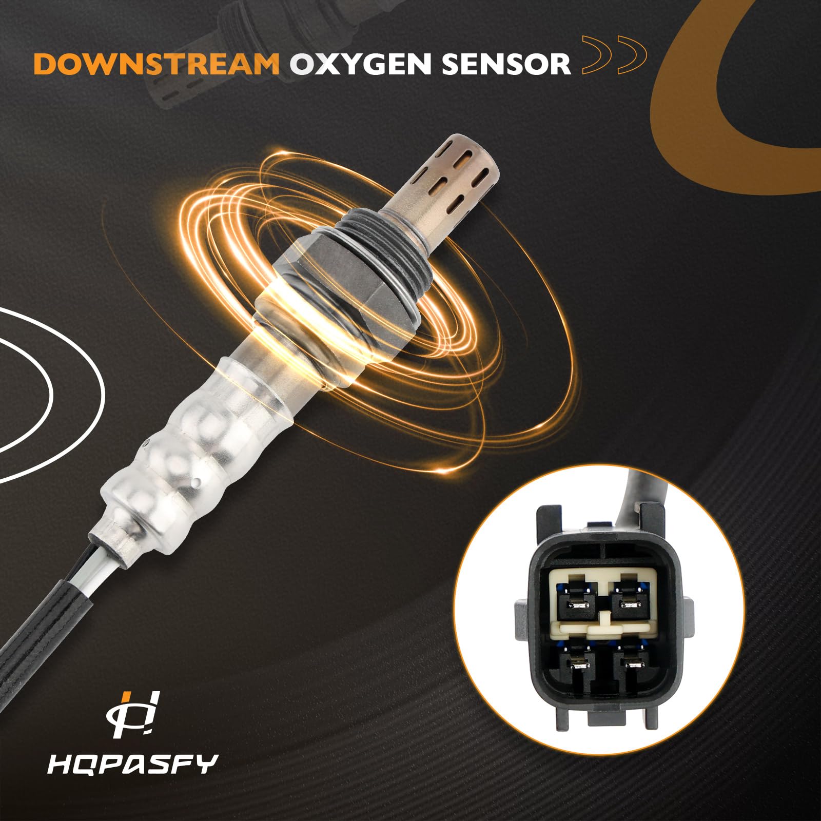HQPASFY sensors next to ruler size comparison showing compact design for straightforward fitment