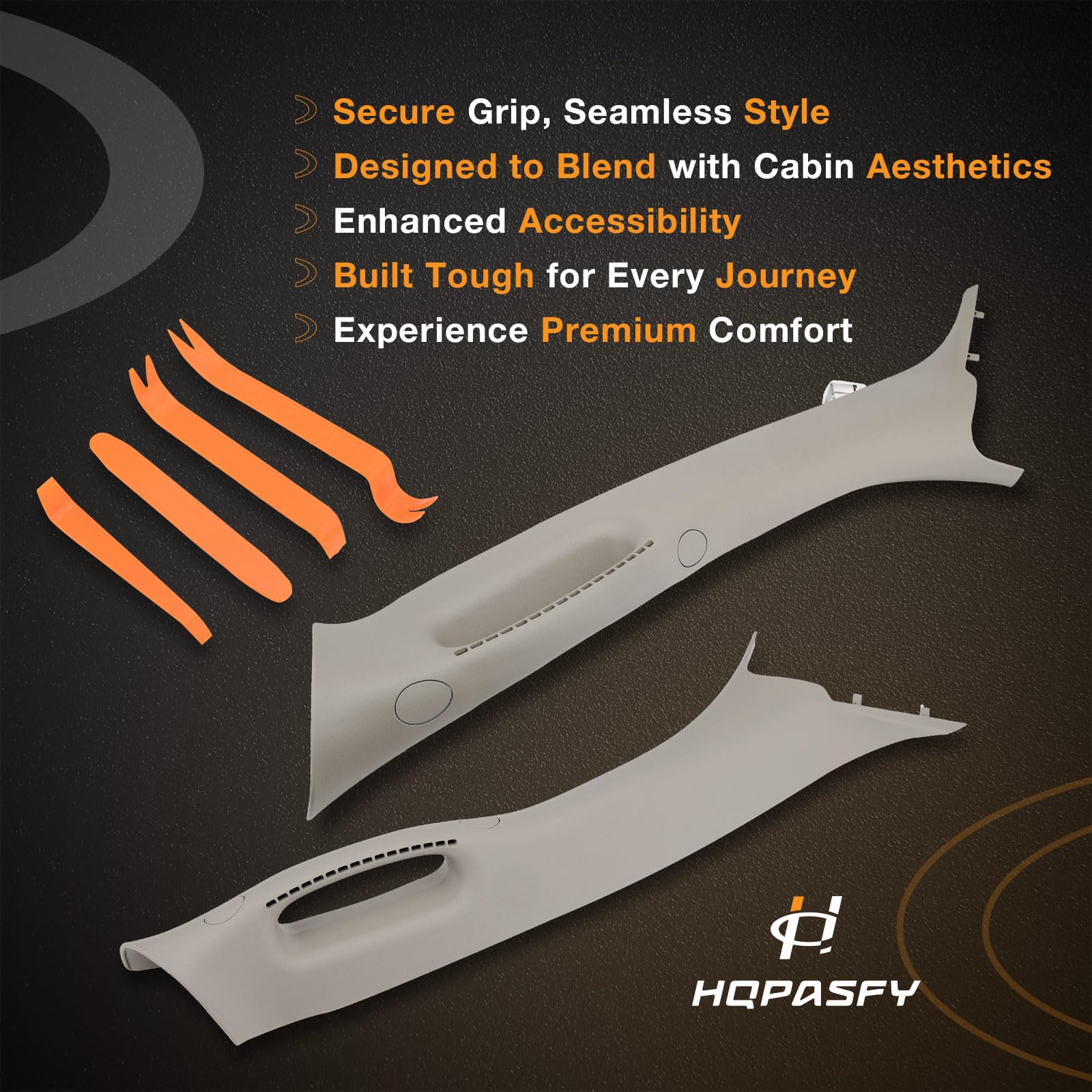 HQPASFY handle in truck interior enhancing entry and exit stability