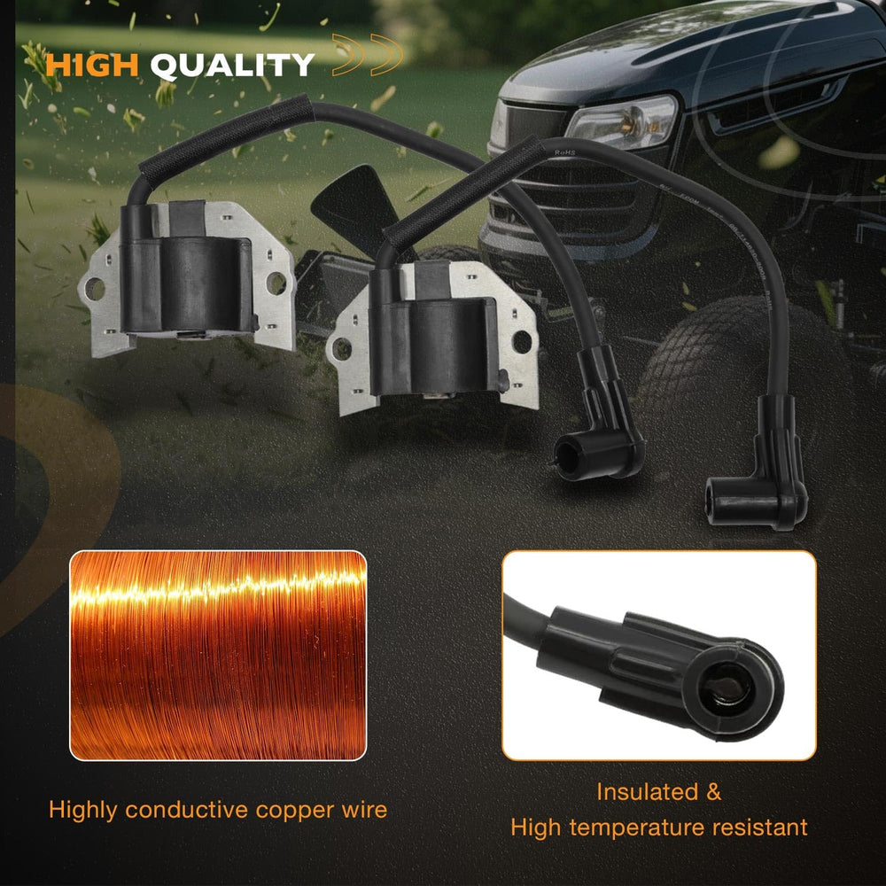 HQPASFY ignition coil installed on Kawasaki engine to restore reliable starting