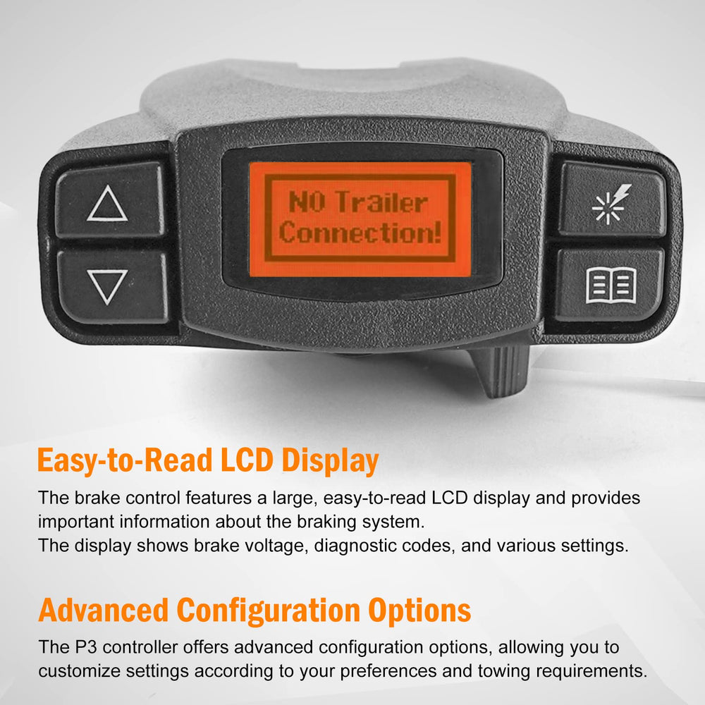 HRepair manual lever detail offering quick manual trailer brake control