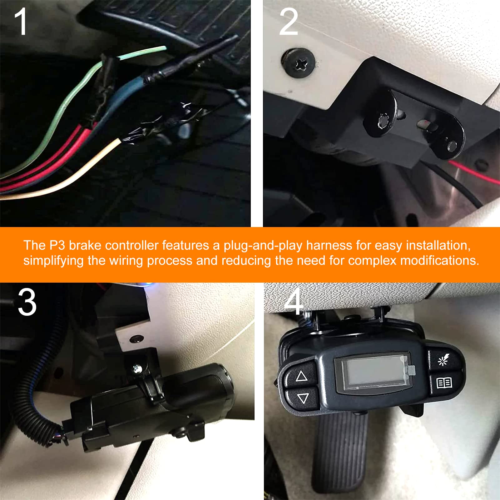 HRepair mounted while towing to illustrate improved trailer stability