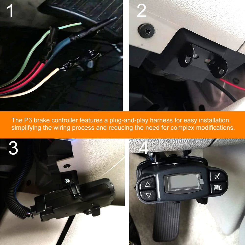 HRepair mounted while towing to illustrate improved trailer stability
