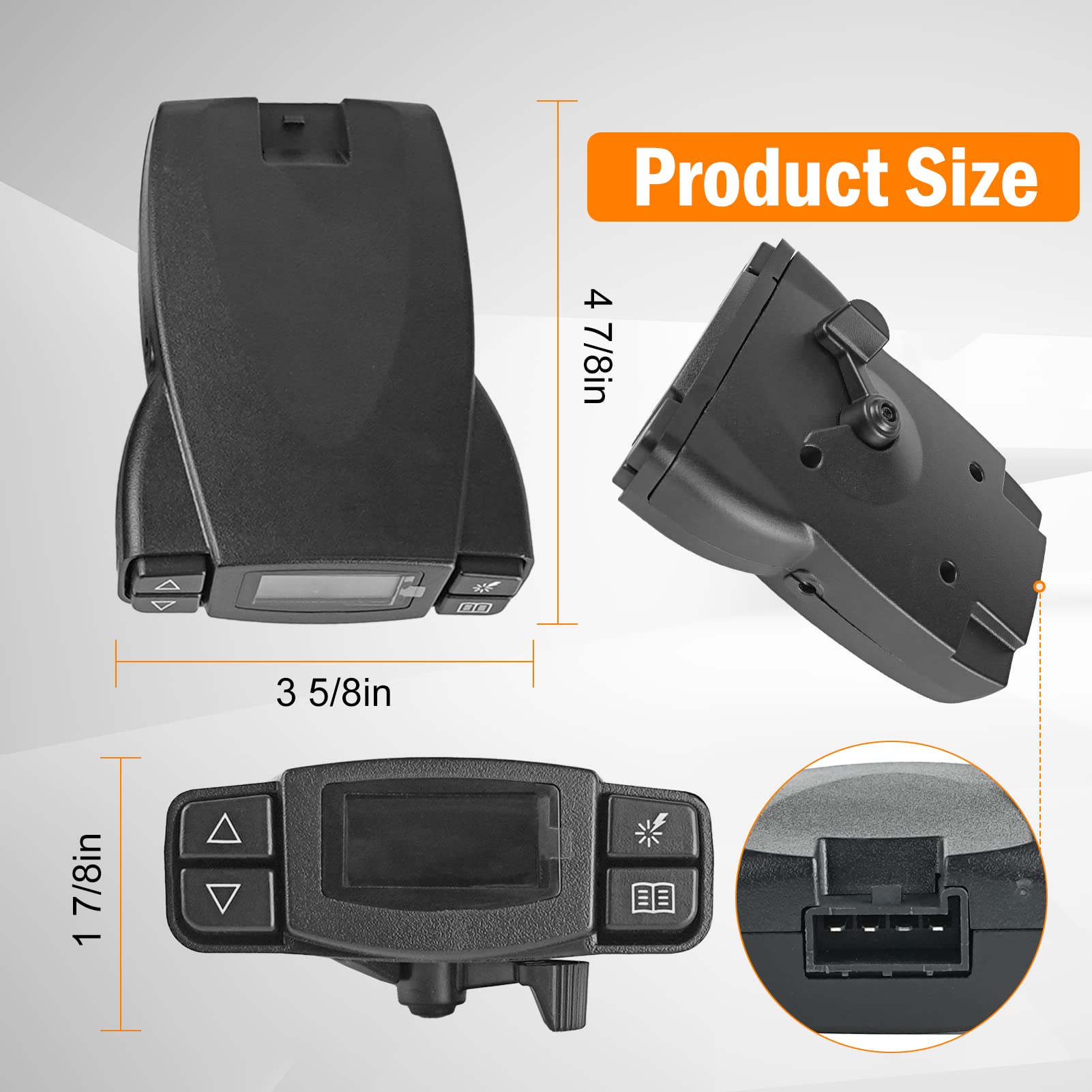 HRepair side profile highlighting compact design for flexible mounting