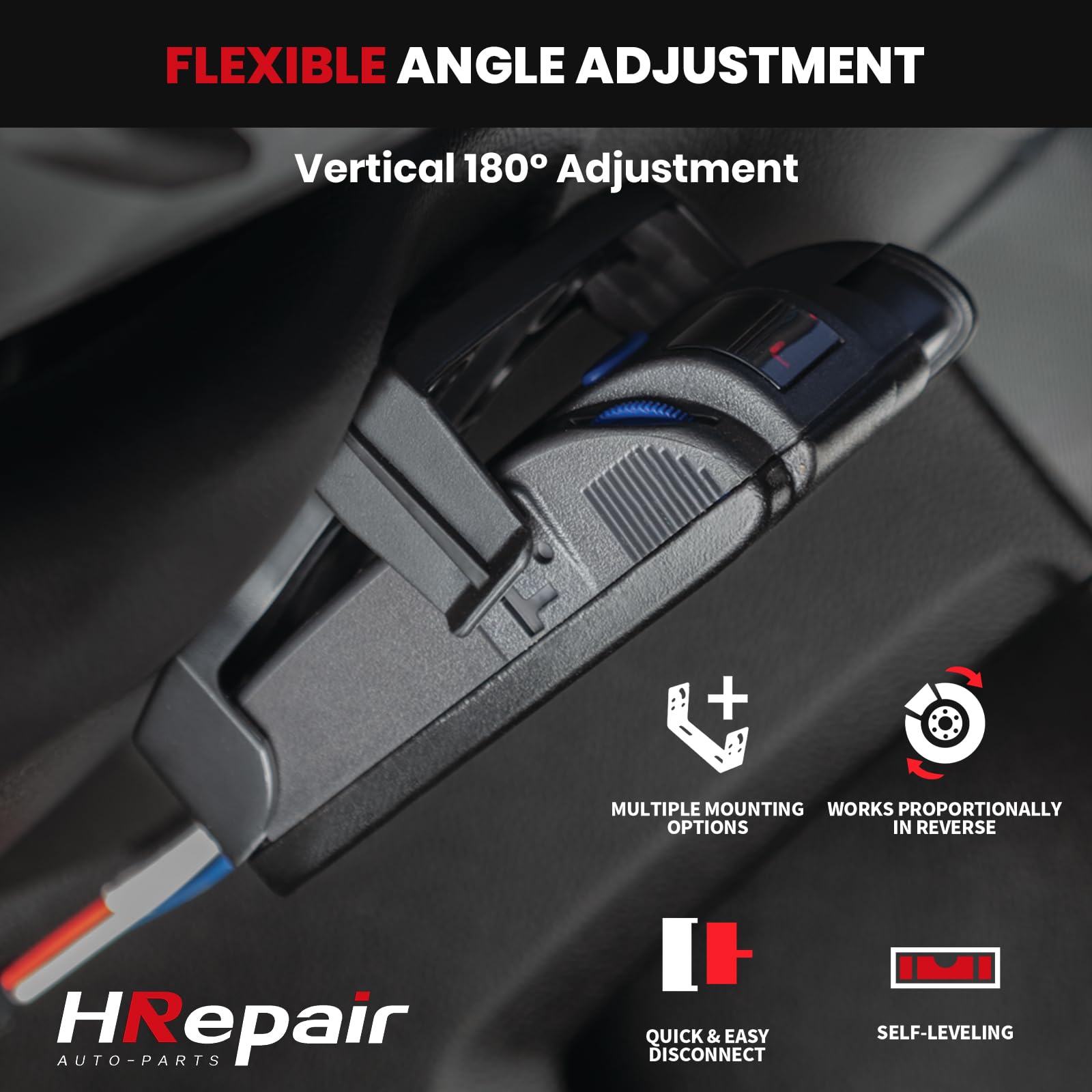 HRepair mounting bracket and snap-in clip for flexible installation
