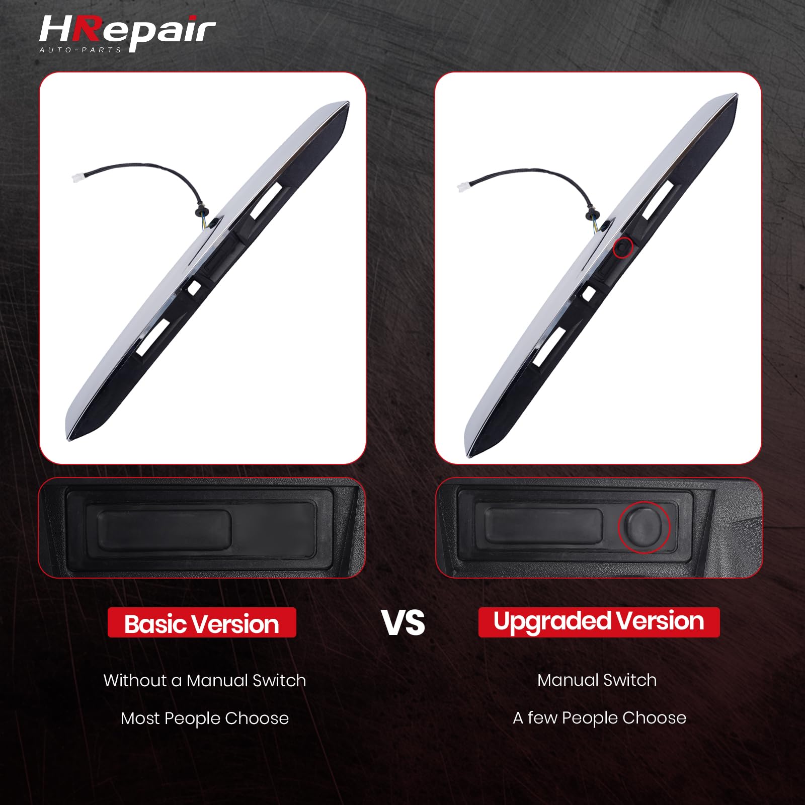 HRepair packaging and included parts showing ready-to-install kit and warranty card