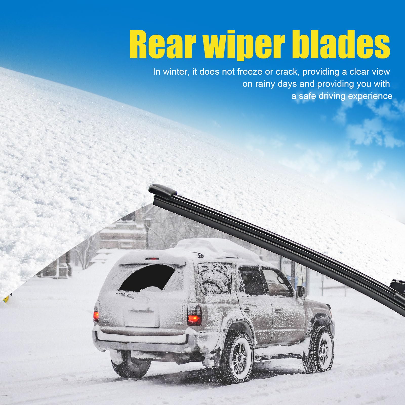 HRSNO full three-blade set laid flat showing complete left, right and rear replacement benefit