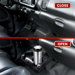 Hsbang cup holder installed in dash demonstrating secure OEM-style fit