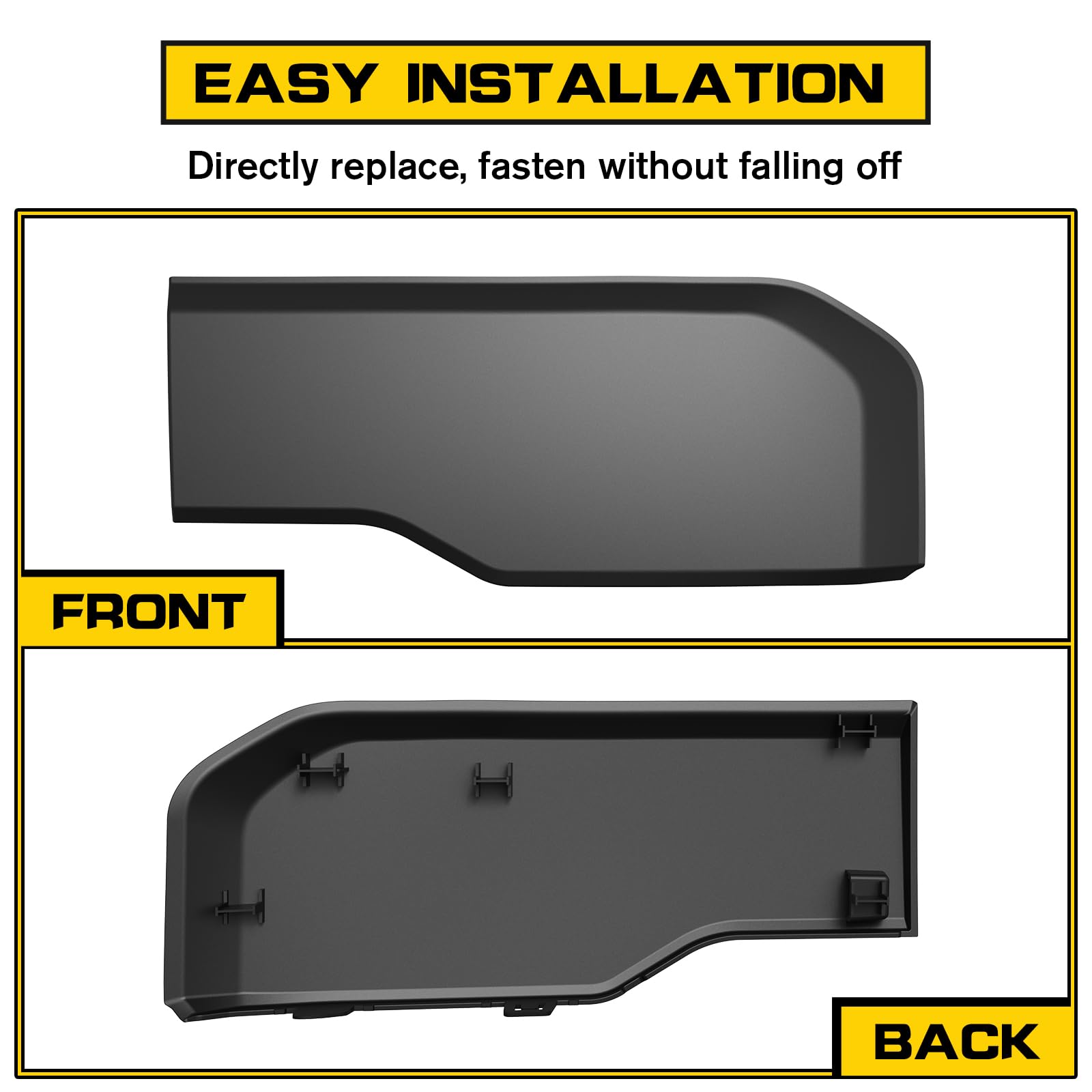 HSUTVXPRO passenger-side bumper guard installed for matching look