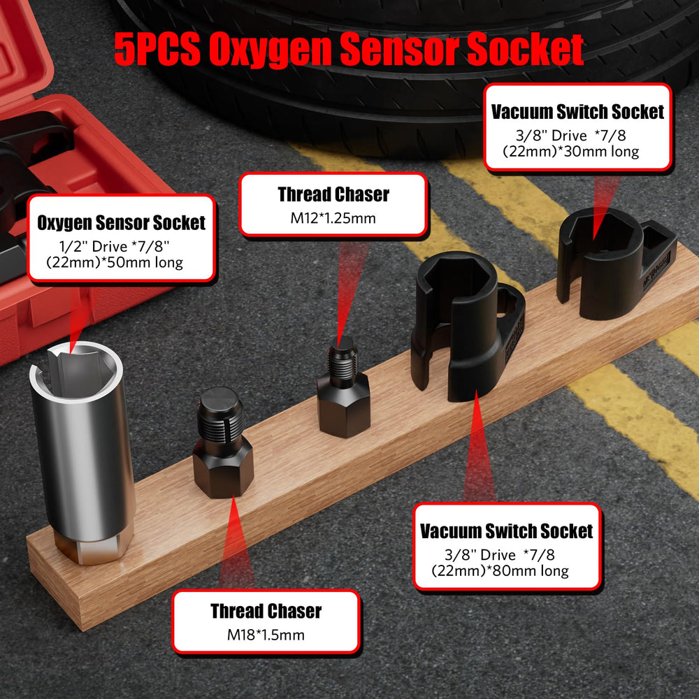 HTOMT side-cut socket demonstrating wire clearance and sensor protection