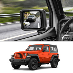 Huidnnas front-mounted blind spot mirror showing improved lane view