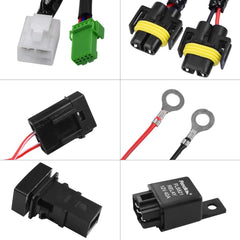 HUIQIAODS push-button LED switch detail for easy on/off control and visibility