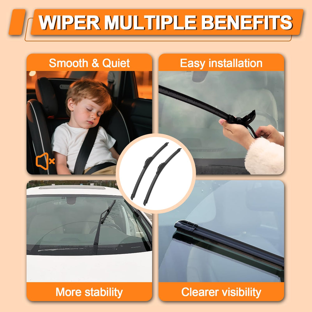 HULADAED instruction sheet with blades illustrating easy installation benefit