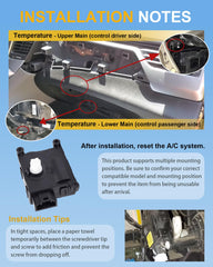 Humoony actuator mounted in assembly demonstrating correct fit and restored HVAC function