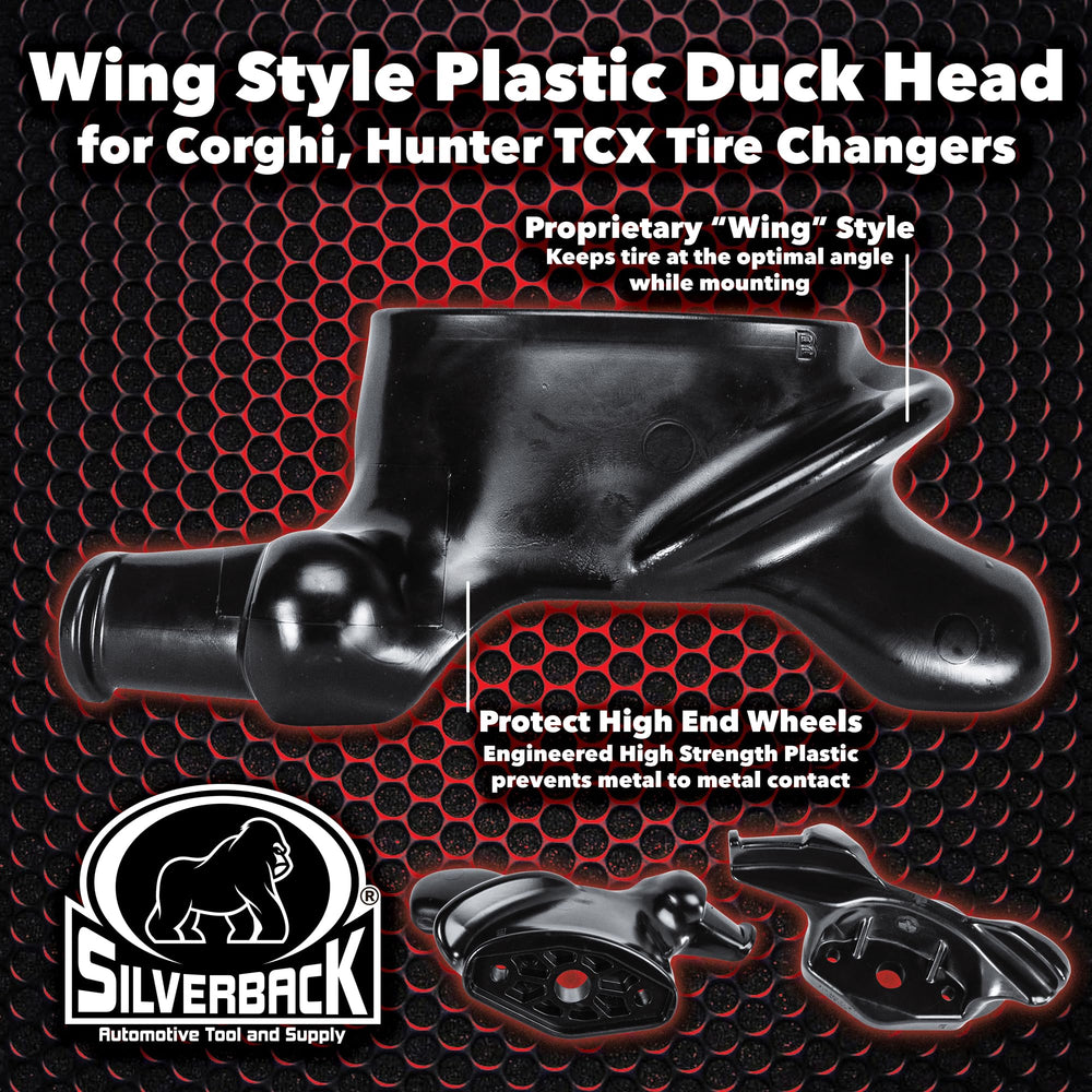 Hunter plastic duck head side profile highlighting low-friction contour for smoother operation