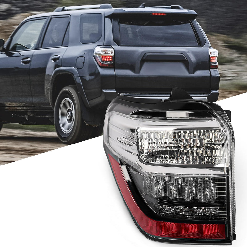 Huray left taillight front assembly showing OE fit and clean finish