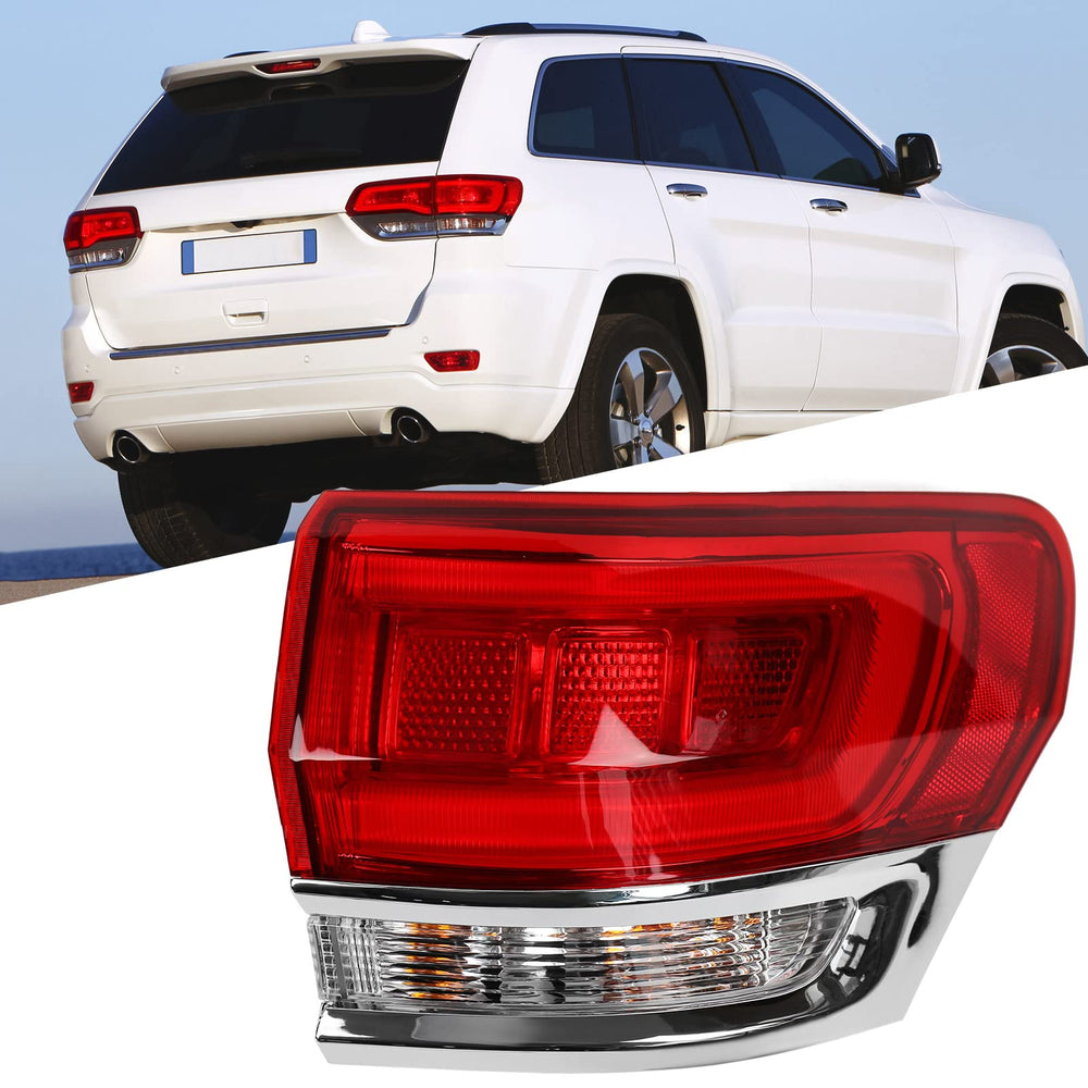 Huray right outer tail light front view showing clean lens and fit