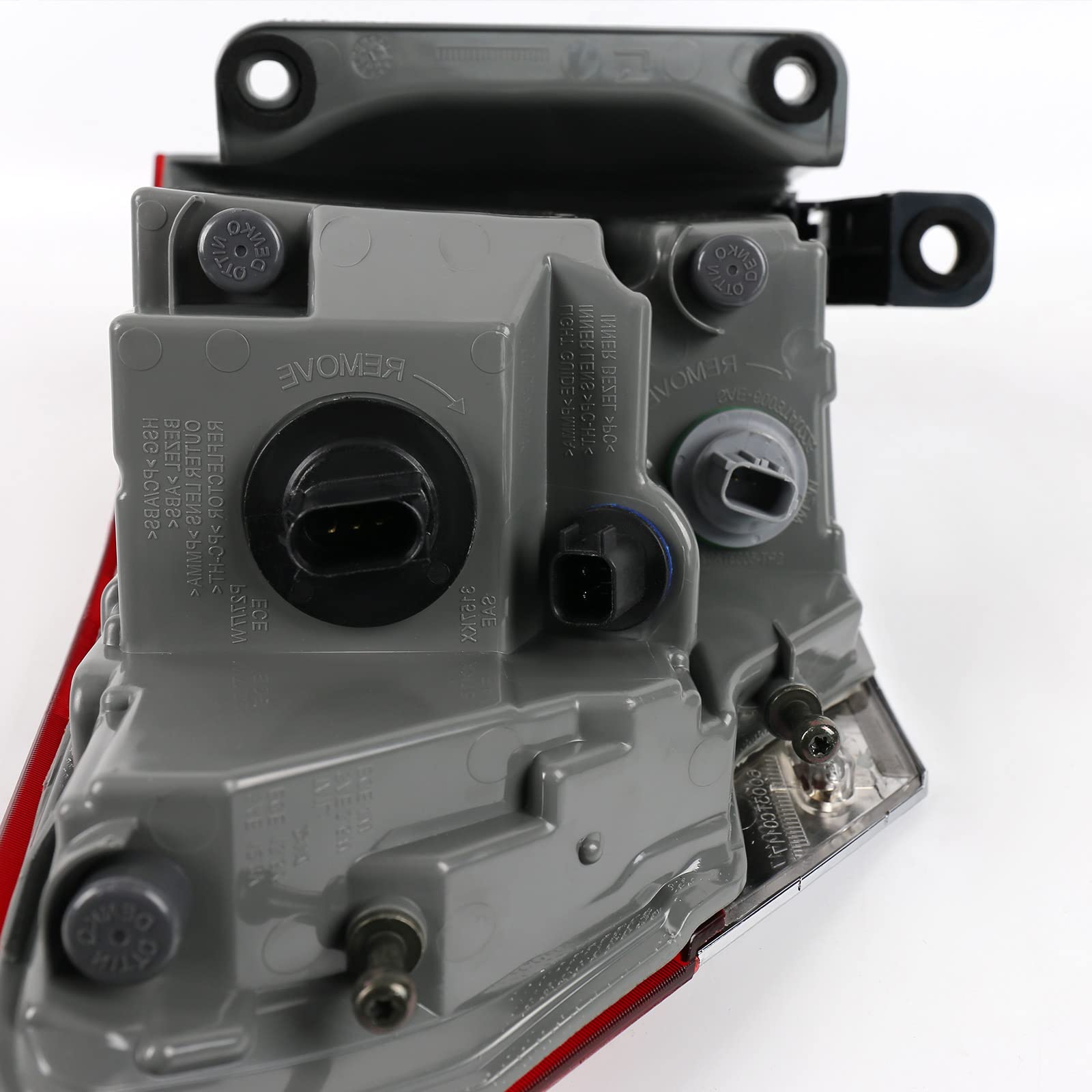 Huray packaged tail light with hardware for quick installation