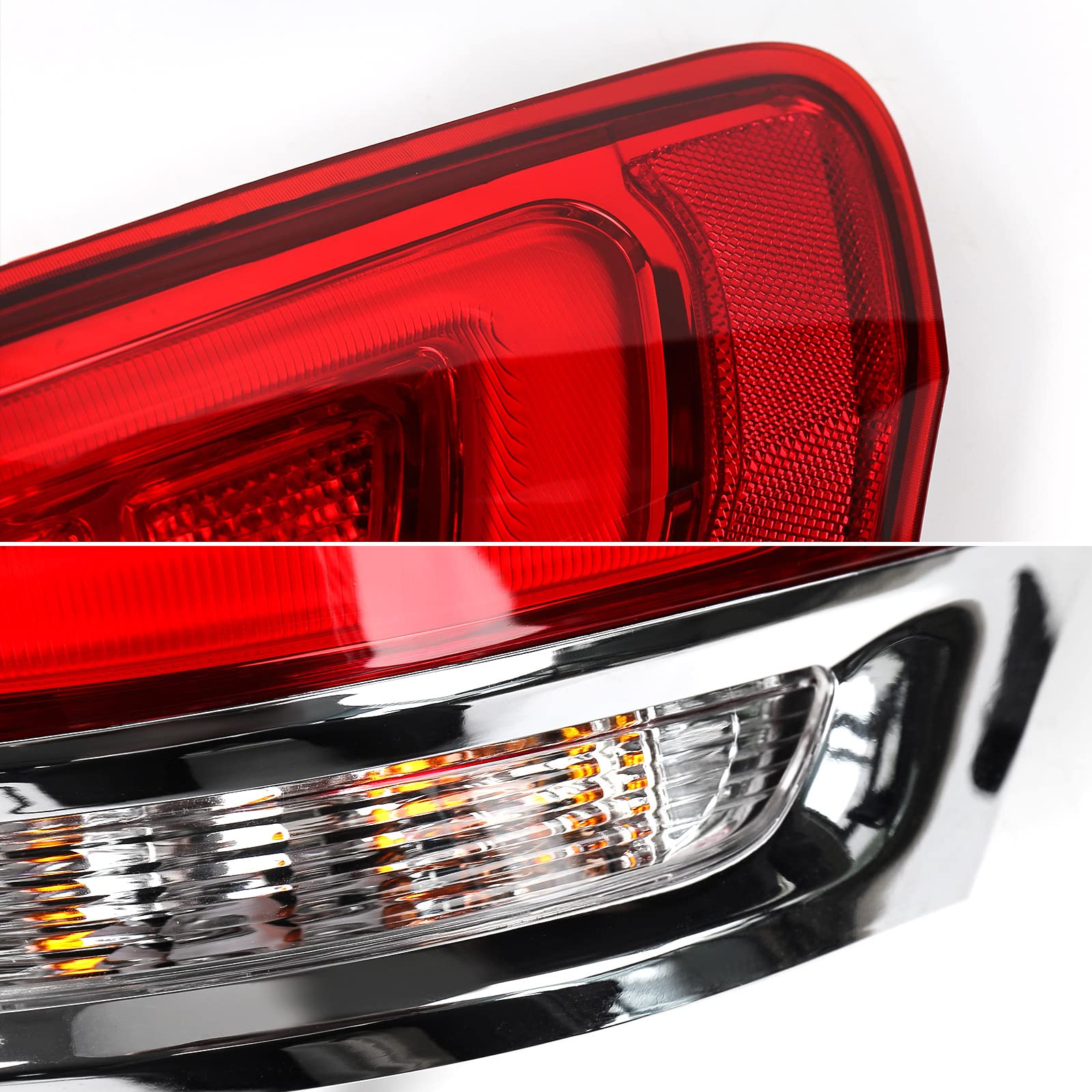 Huray tail light next to ruler showing accurate size fit