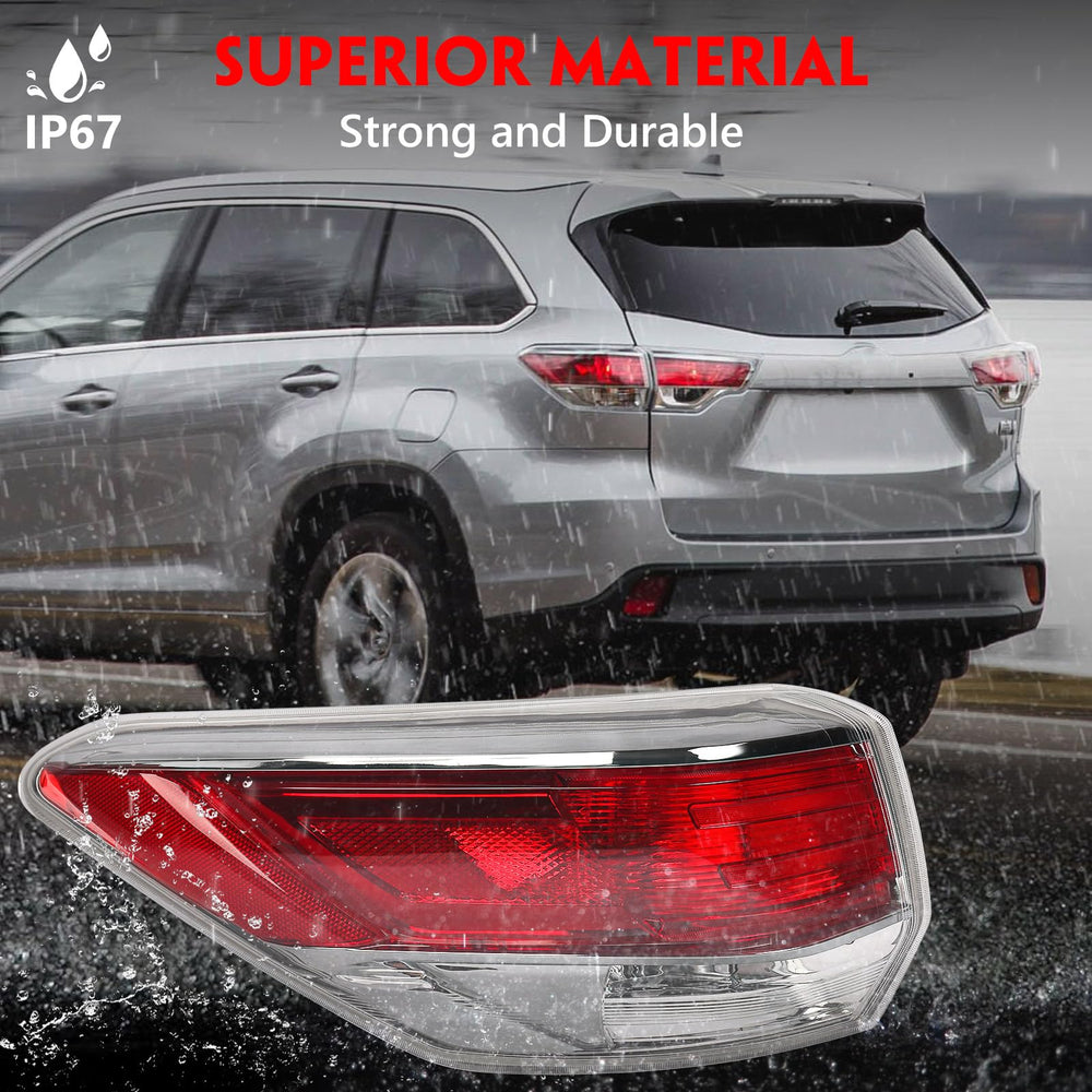 Huray tail light installed on Highlander demonstrating restored rear appearance
