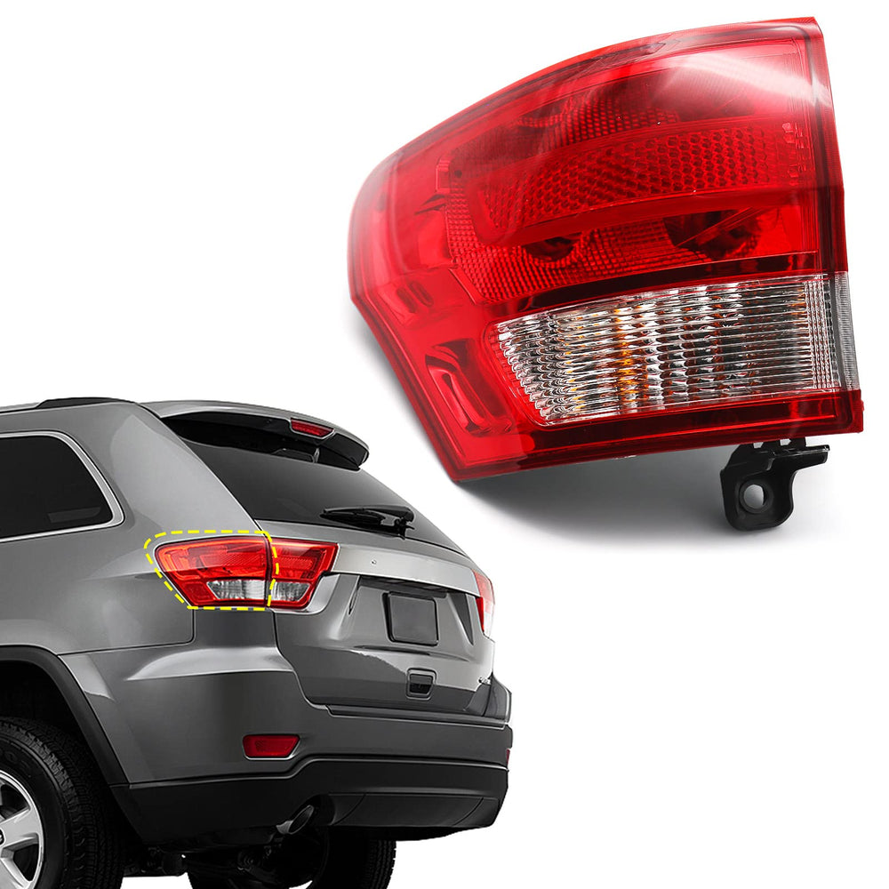 huray tail light lens closeup showing clear red lens clarity