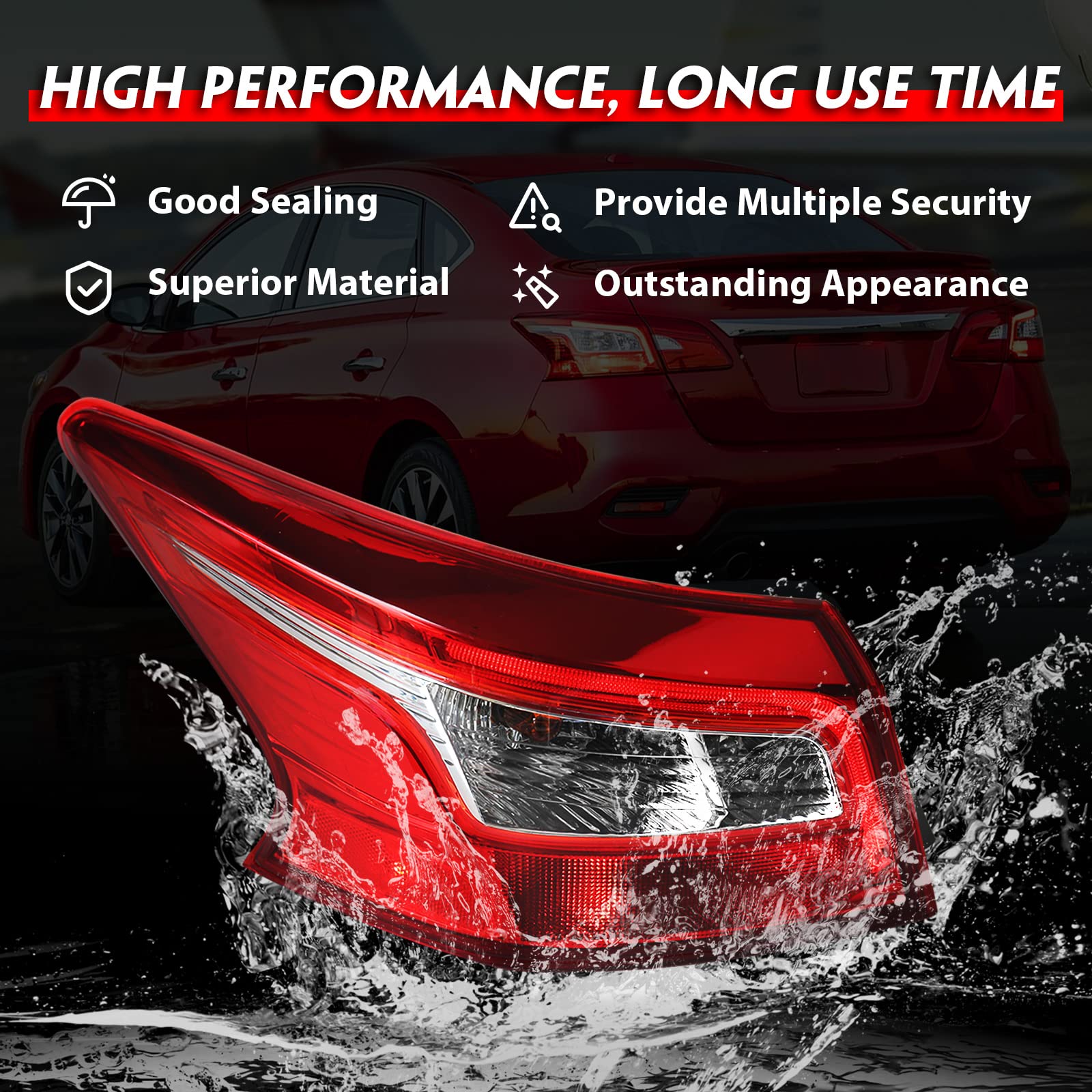 Huray tail light packaging with warranty card showing included documentation and support