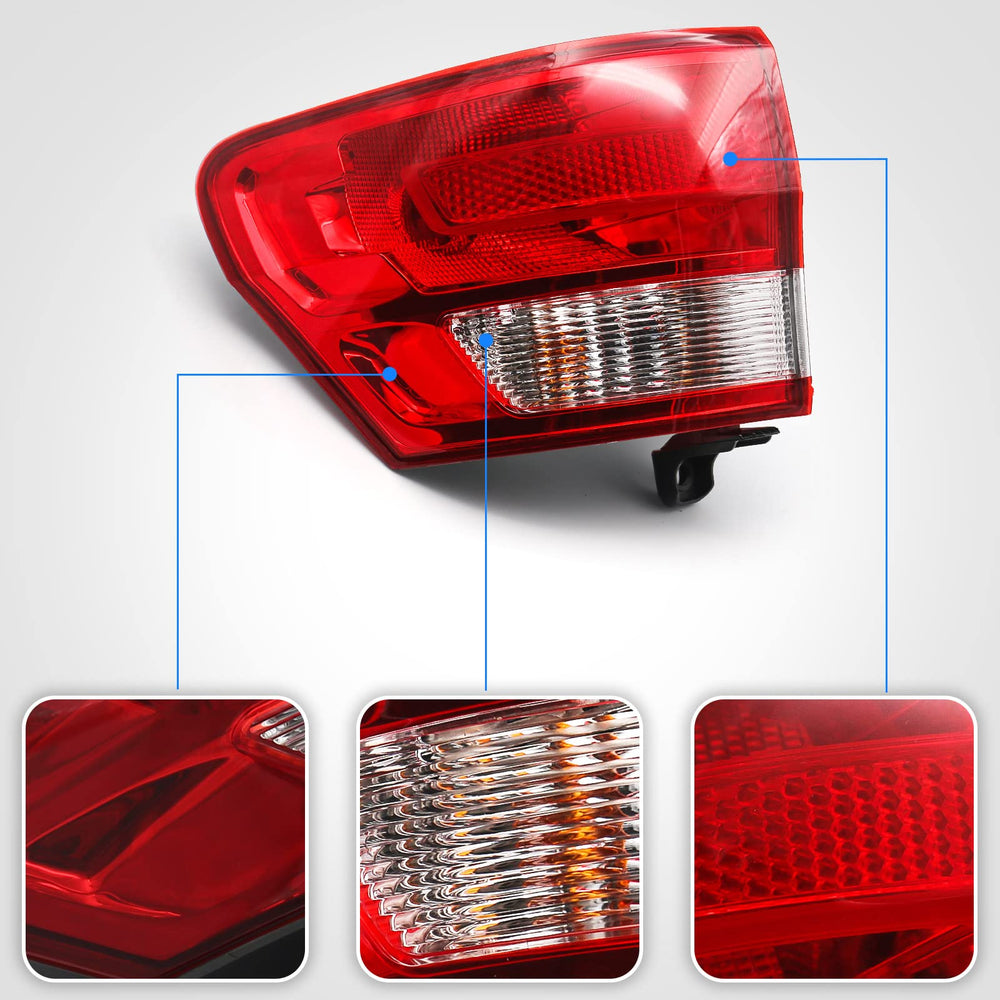 huray tail light size comparison with ruler showing accurate scale