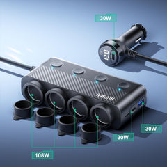 HURMAI LED voltage display close-up offering real-time battery monitoring benefit