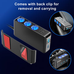 HURMAI LED voltage display illuminated to monitor vehicle battery health in real time