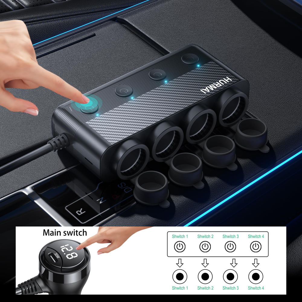HURMAI dustproof socket covers detail protecting ports from dirt and moisture benefit