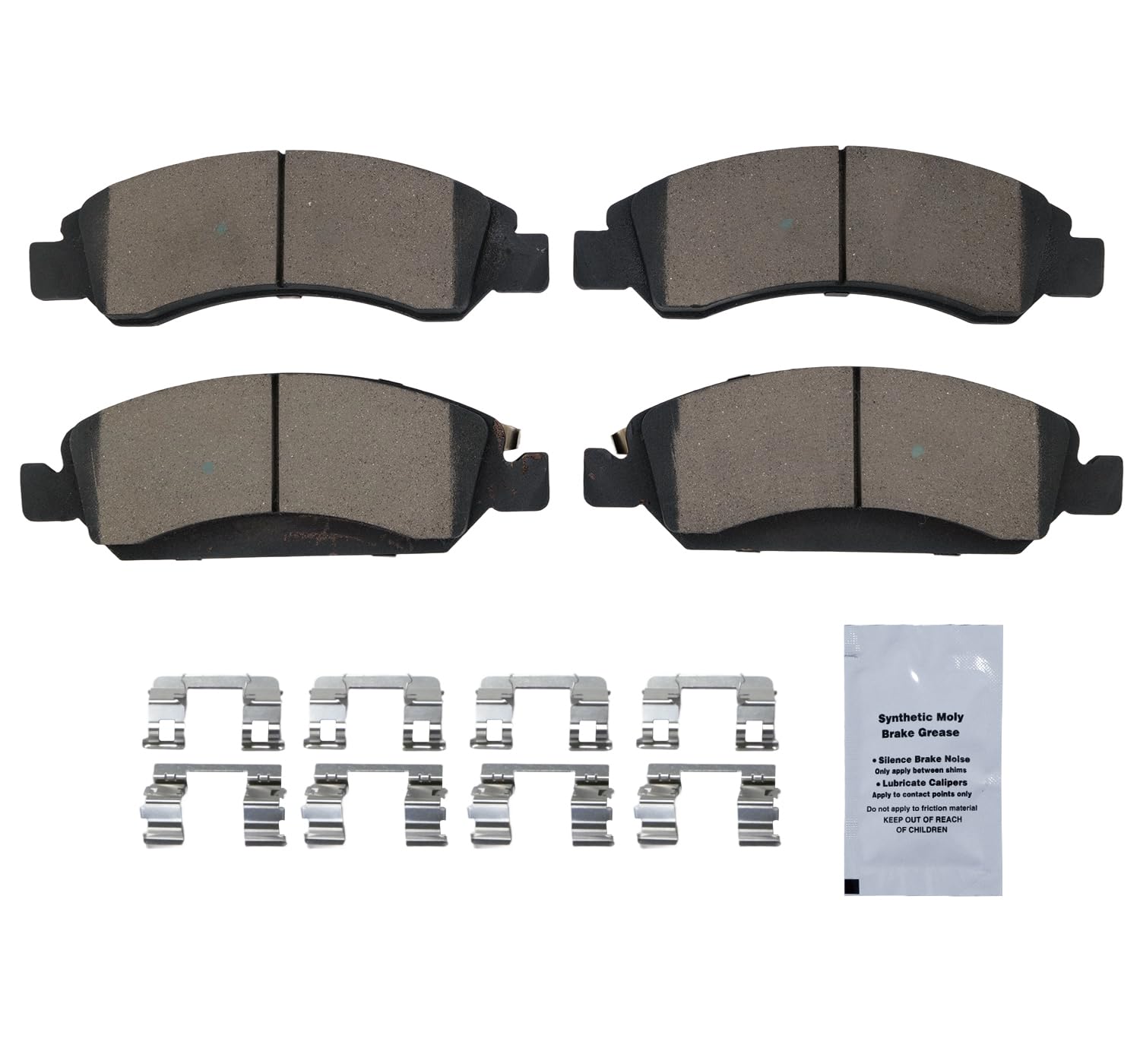 HUSCH ceramic pad close-up highlighting low-dust material benefit