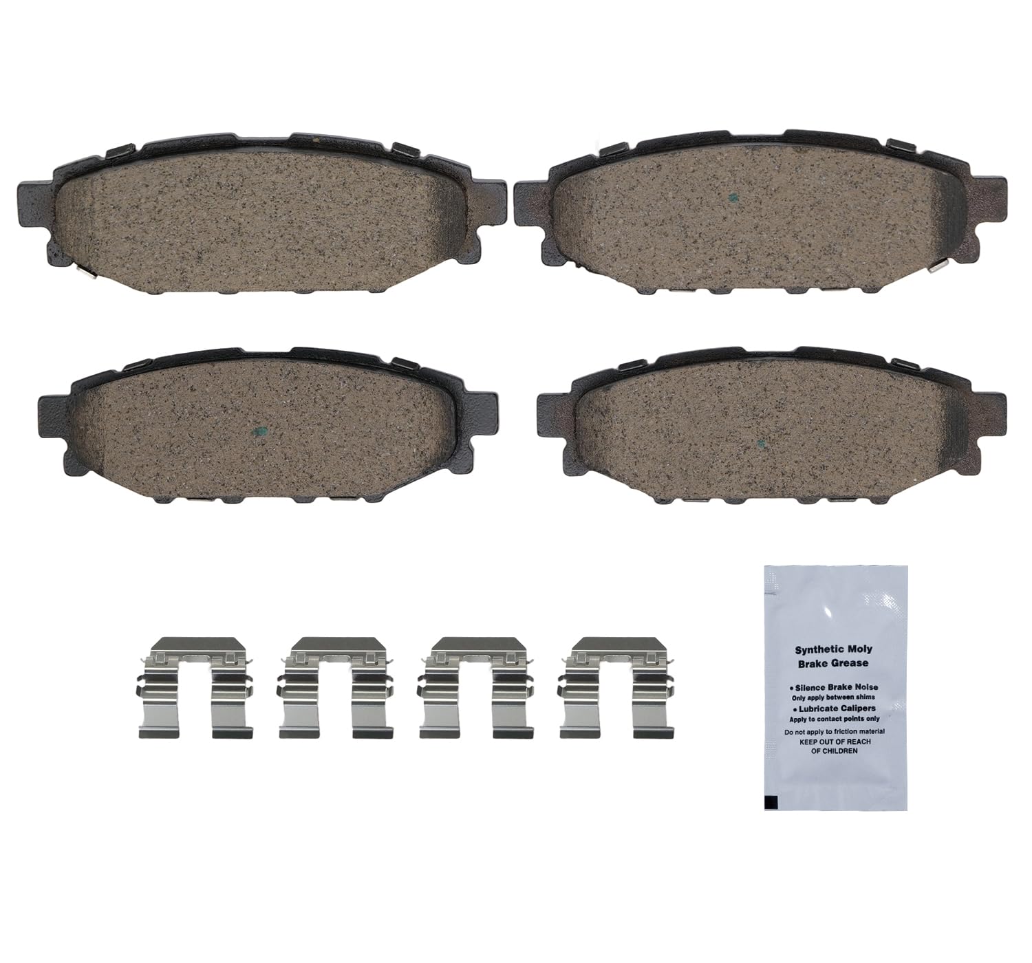 HUSCH ceramic pad close-up texture highlighting wear resistance