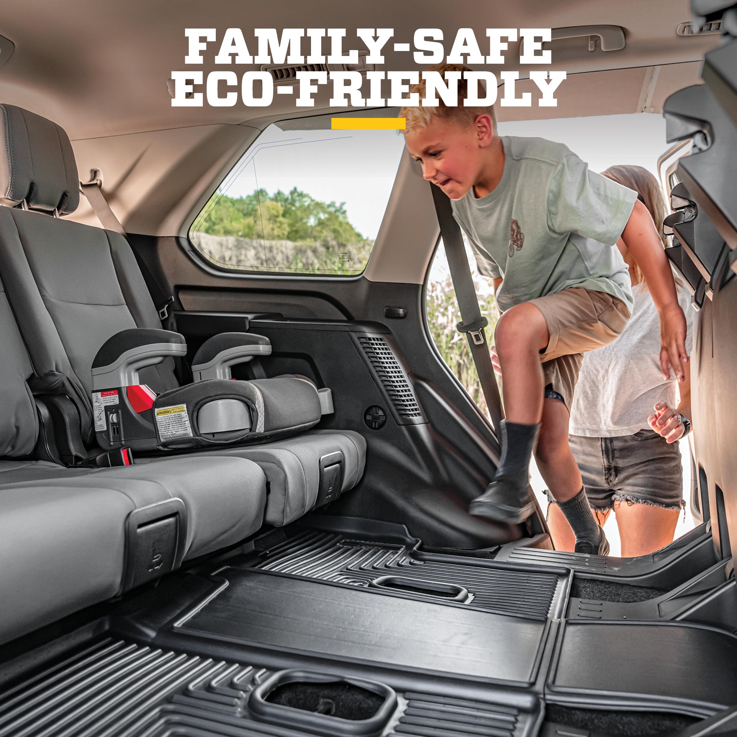 Husky Liners installed on passenger side protecting carpets
