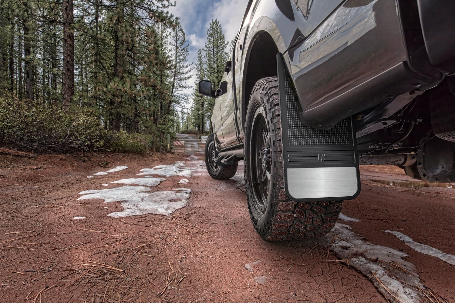 Husky Liners close-up of tread pattern for superior debris control