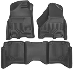 Husky Liners front row overhead view showing precise fit and coverage benefit