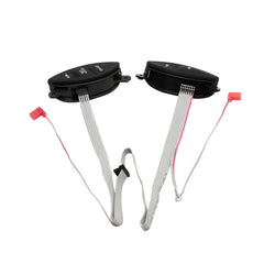 HUSUKU wiring harness and terminals laid out to highlight plug-and-play installation benefit