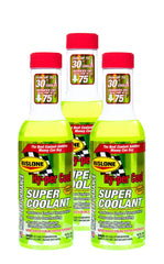Hy-Per Lube front packaging showing three 16 oz bottles and product name, boosts cooling efficiency