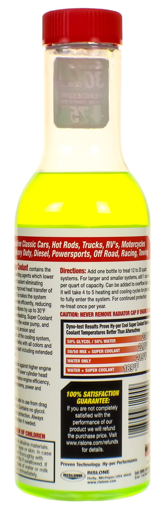 Hy-Per Lube 16 oz bottle next to a wrench for scale, convenient size for treatments
