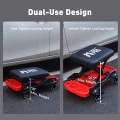 HYDRAULIC PRO caster wheel close-up with locking brake for secure positioning