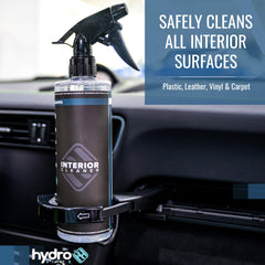 HydroSilex cleaned dashboard showing restored finish and no greasy residue benefit