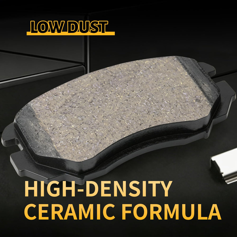 HYFTJYZ brake pad held in hand to show compact size and easy replacement benefit