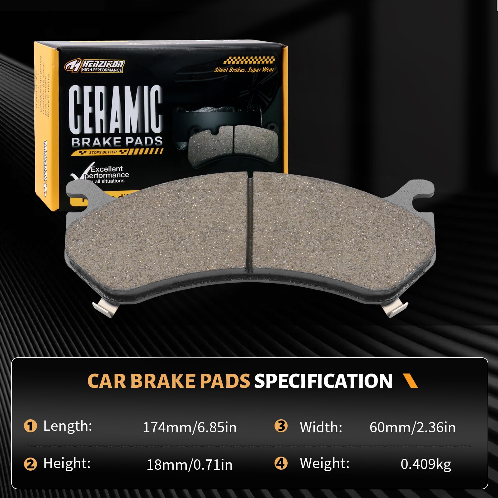 HYFTJYZ product label and compatibility list for correct vehicle match