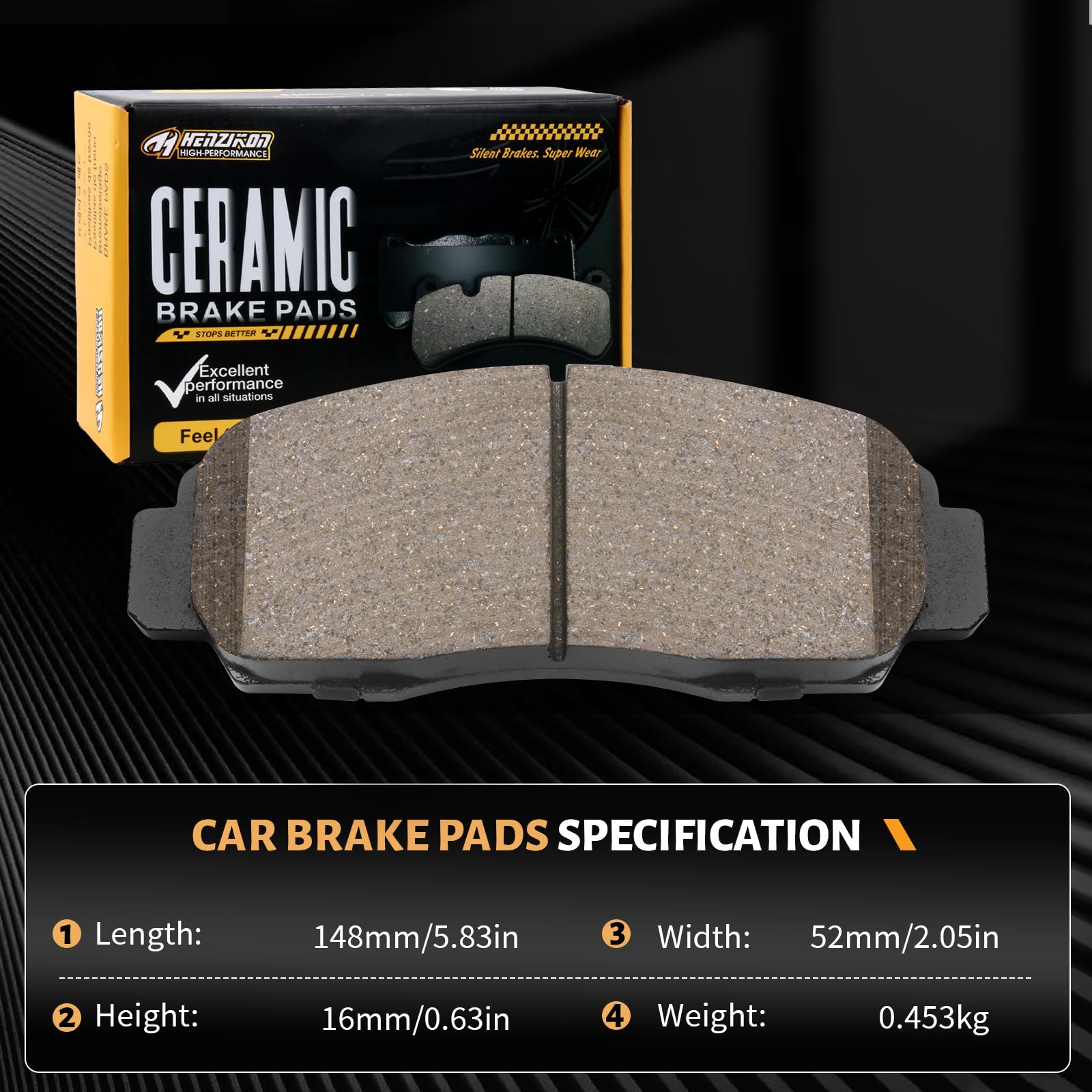 HYFTJYZ lifestyle shot of appropriate car braking smoothly on road to show real-world use