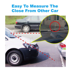 Hypersonic pole folded down during car wash showing easy fold-away convenience