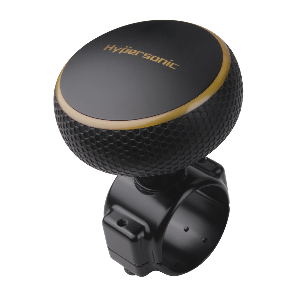 Hypersonic front view of knob showing ergonomic grip and stylish finish for comfortable control