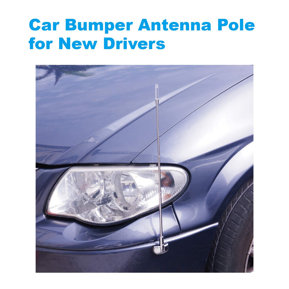 Hypersonic pole fully extended to 23 inches showing adjustable visibility benefit