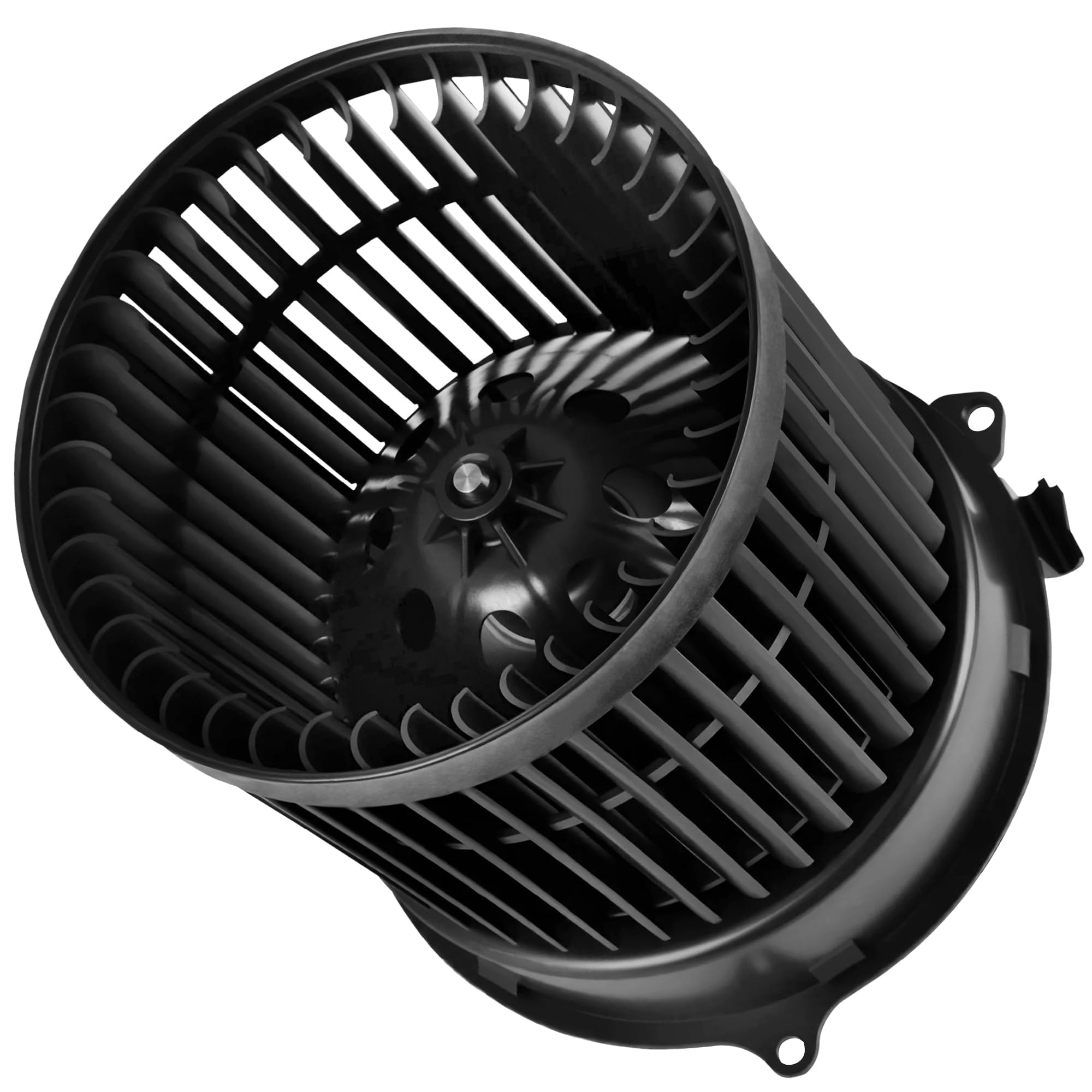 HYR front view of blower motor showing mounting points for easy replacement